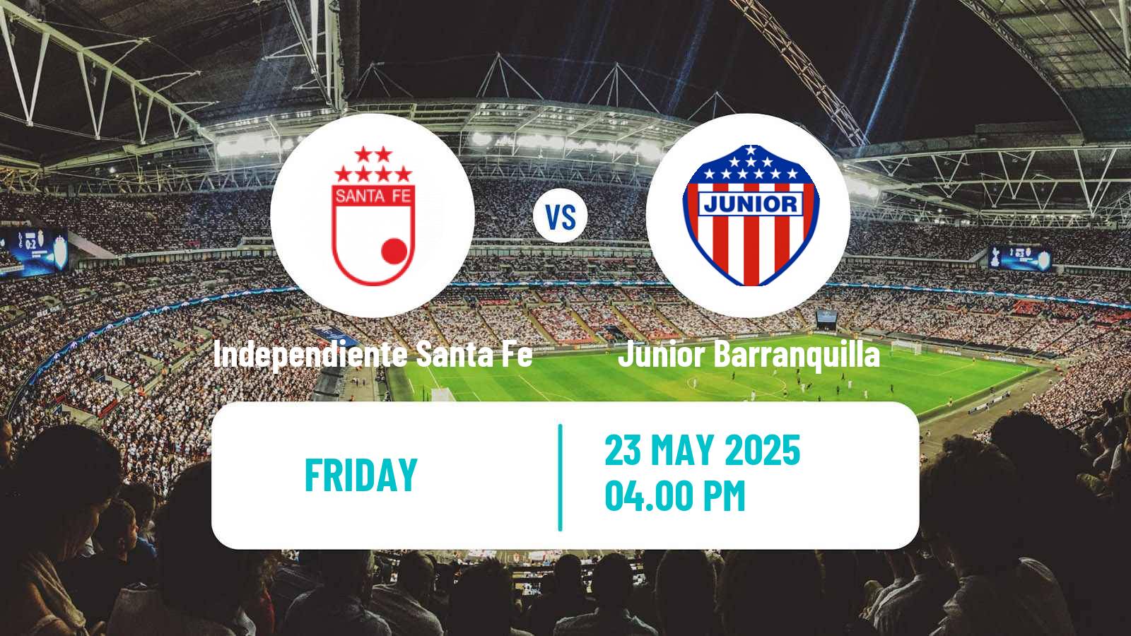 Soccer Colombian Liga Women Independiente Santa Fe - Junior Barranquilla