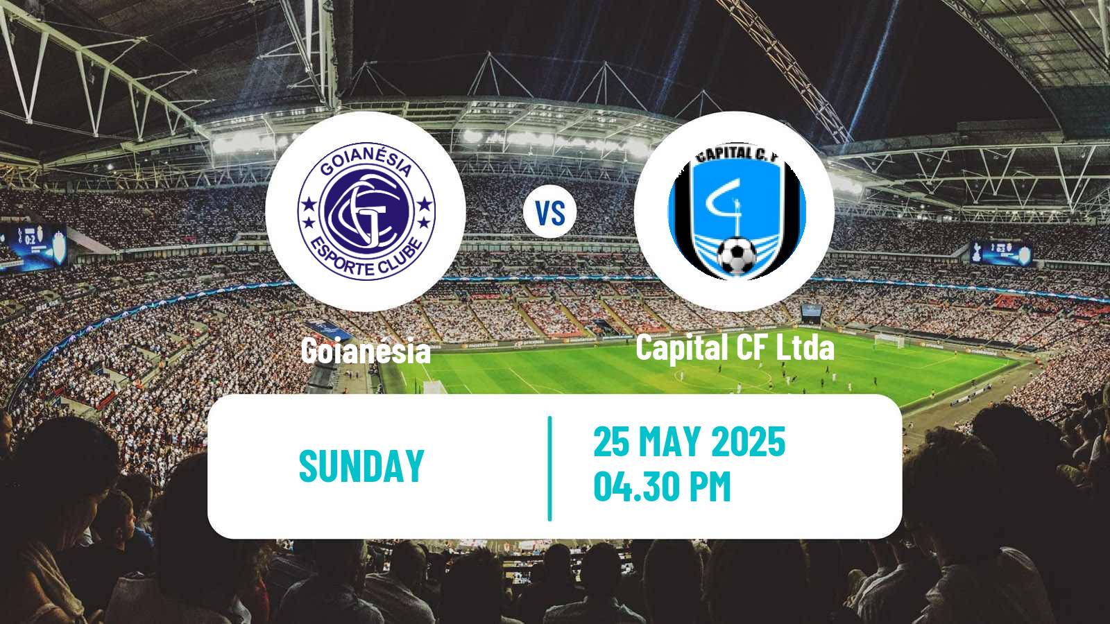 Soccer Brazilian Serie D Goianésia - Capital CF Ltda