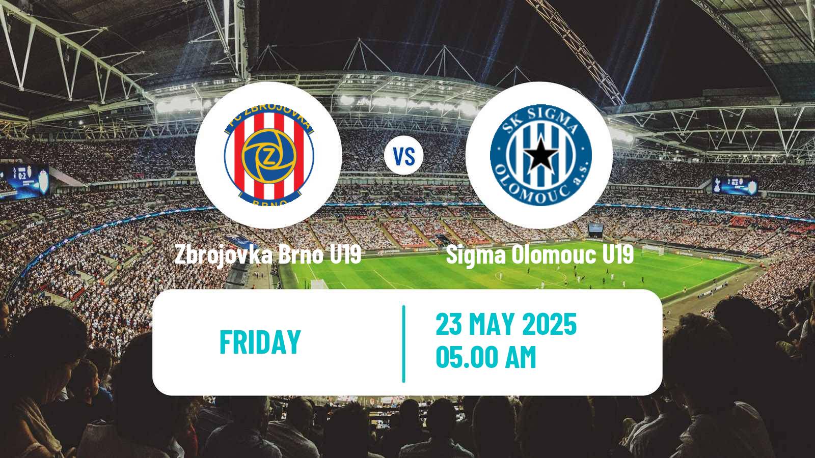 Soccer Czech U19 League Zbrojovka Brno U19 - Sigma Olomouc U19