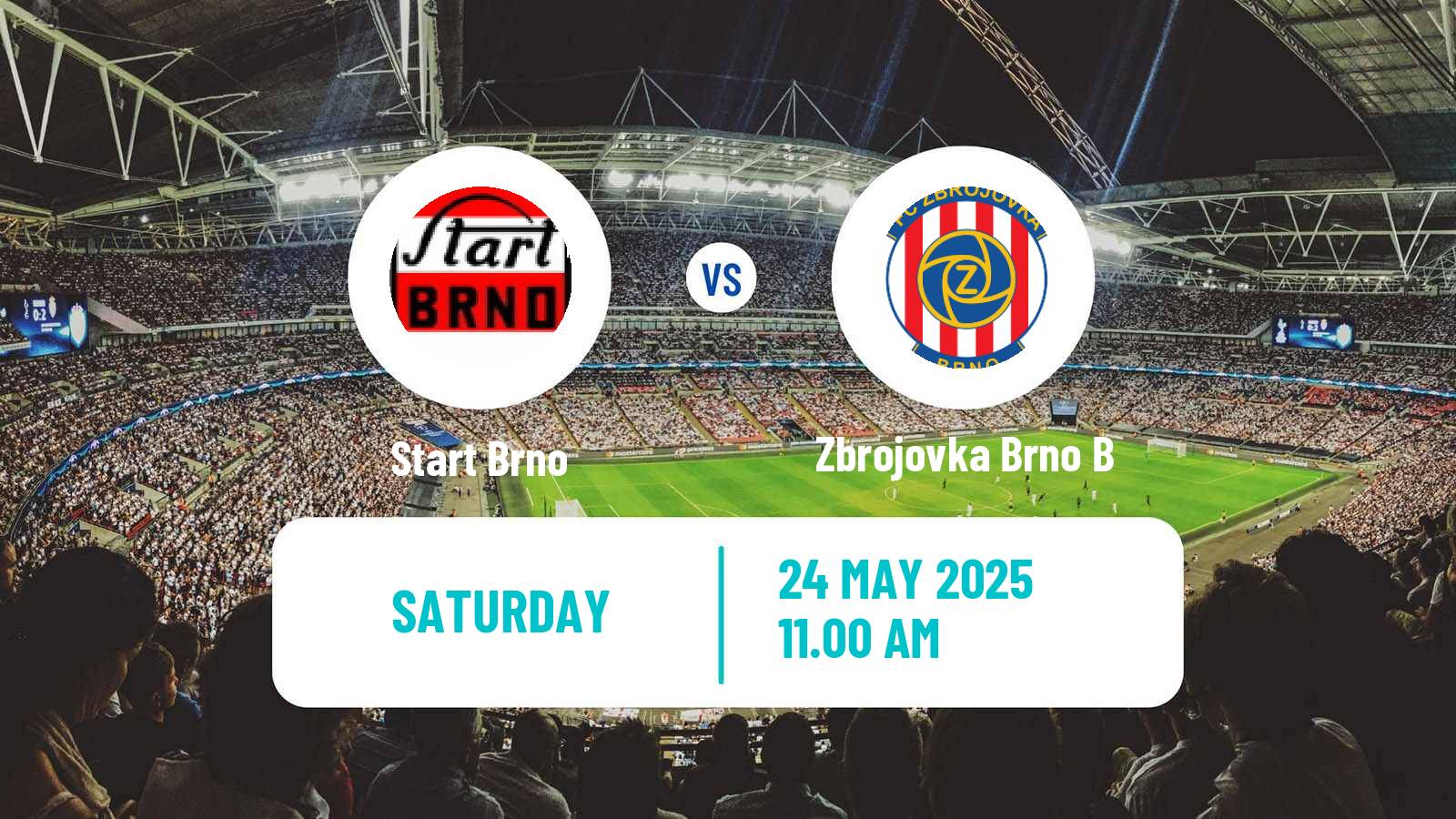 Soccer Czech MSFL Start Brno - Zbrojovka Brno B