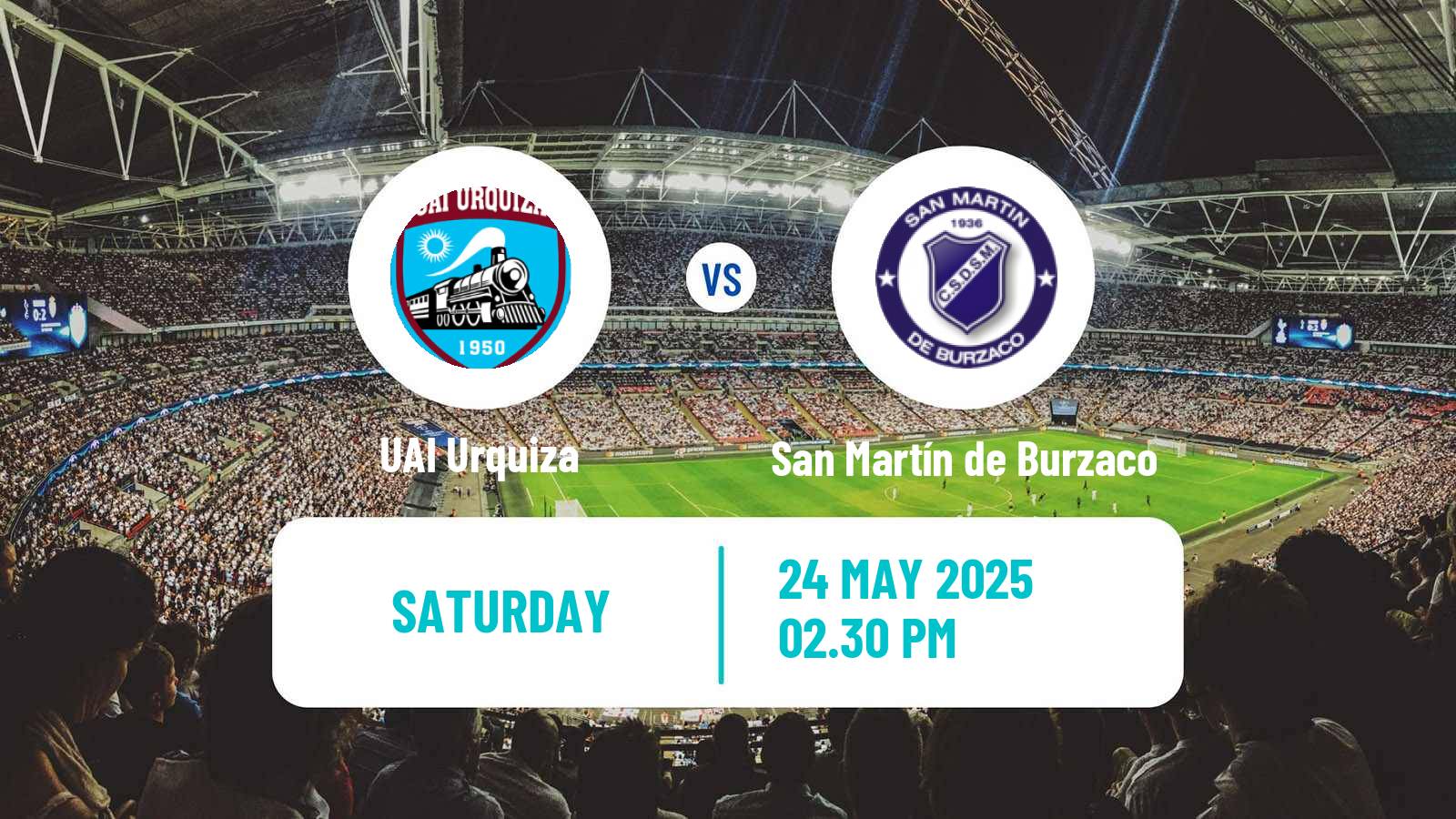 Soccer Argentinian Primera B UAI Urquiza - San Martín de Burzaco