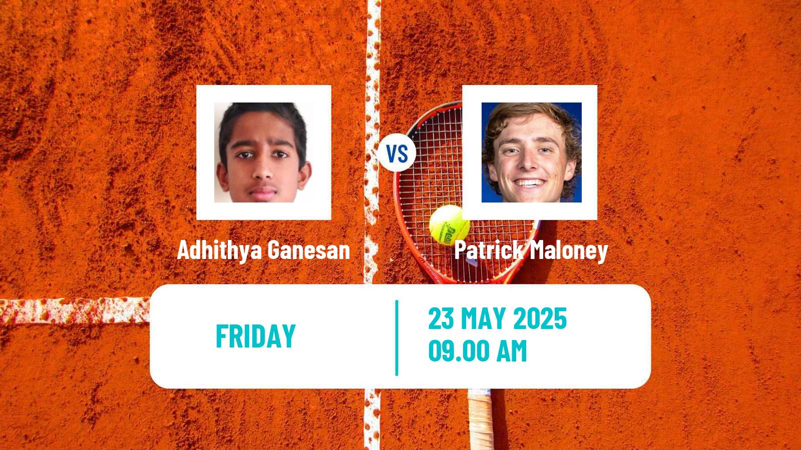 Tennis ITF M25 Orlando Fl Men Adhithya Ganesan - Patrick Maloney