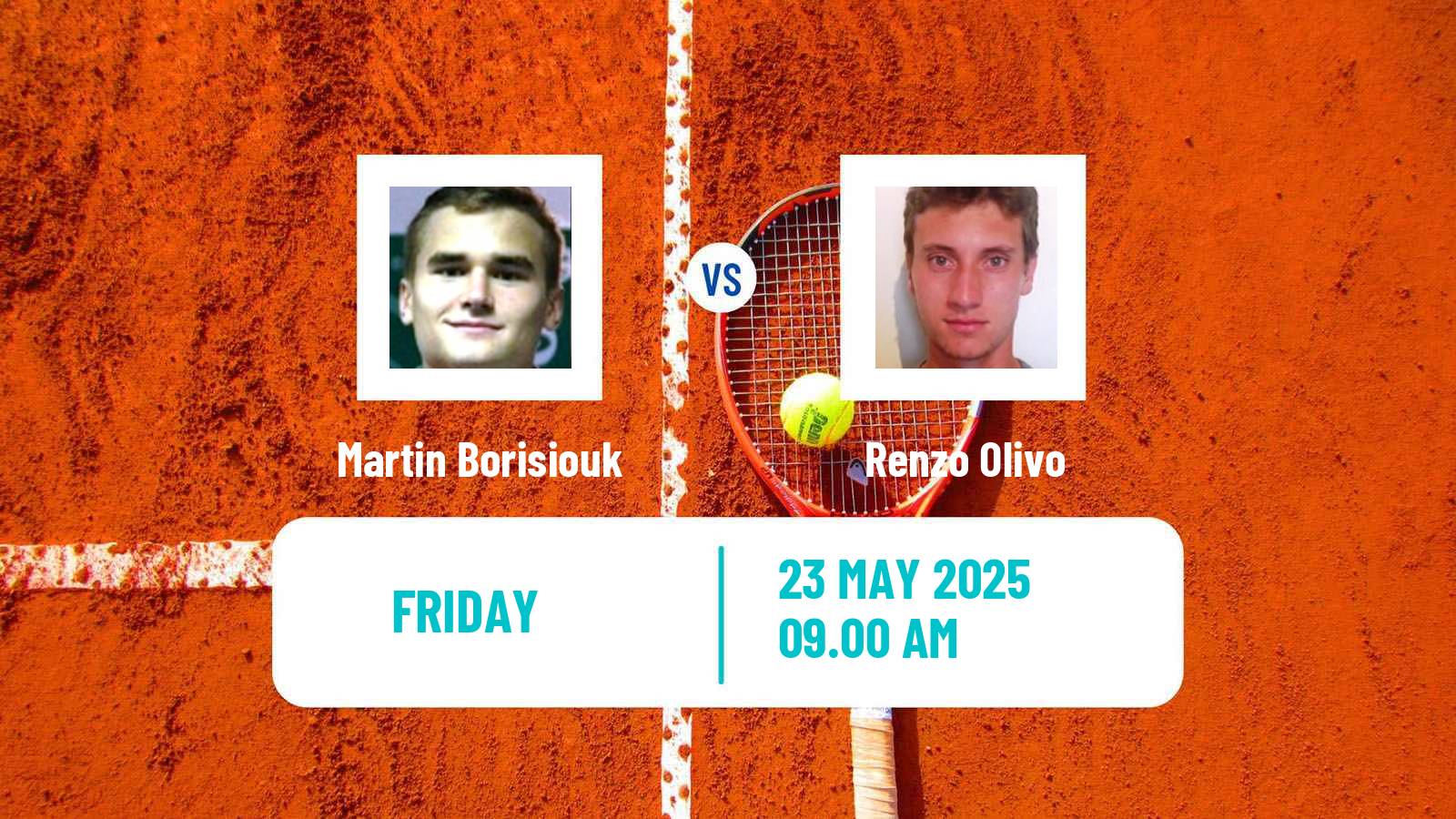 Tennis ITF M25 Orlando Fl Men Martin Borisiouk - Renzo Olivo