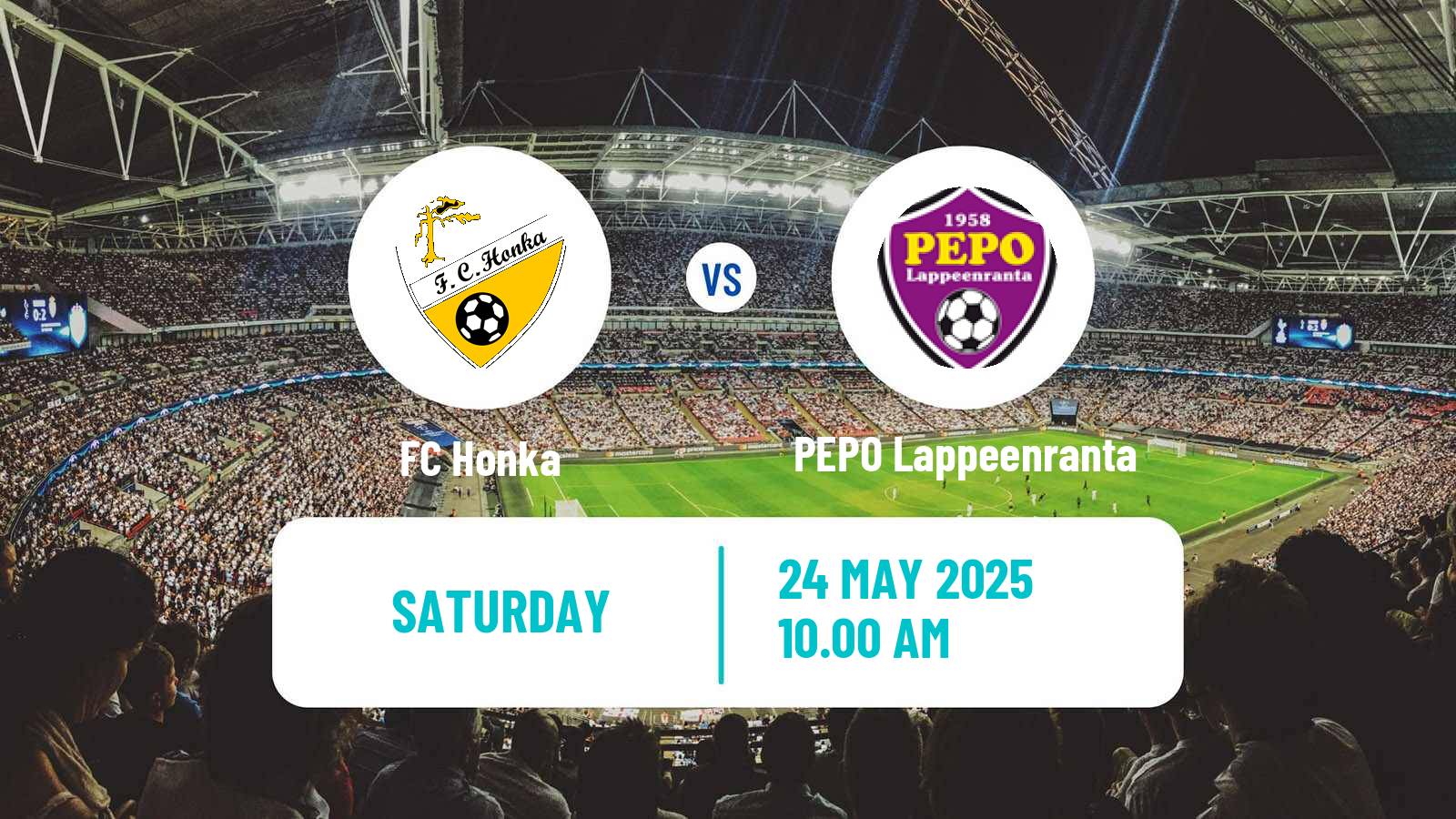 Soccer Finnish Kakkonen Group A Honka - PEPO Lappeenranta