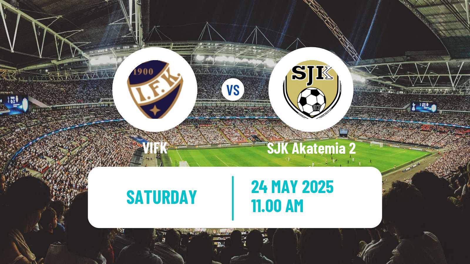 Soccer Finnish Kakkonen Group C VIFK - SJK Akatemia 2