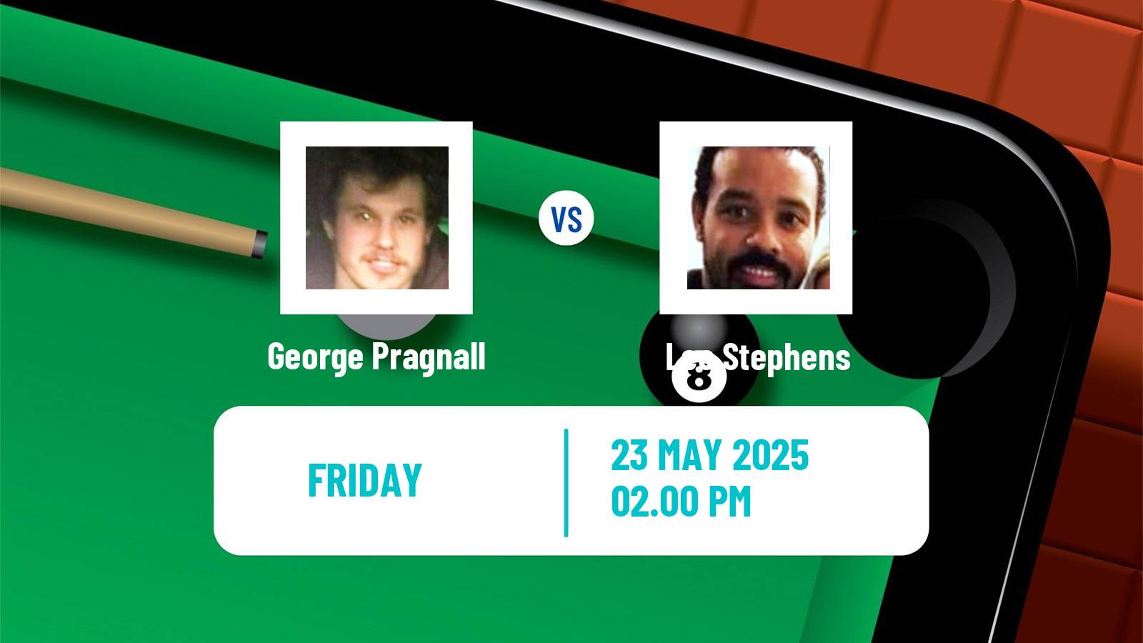 Snooker Qualifying School 1 George Pragnall - Lee Stephens