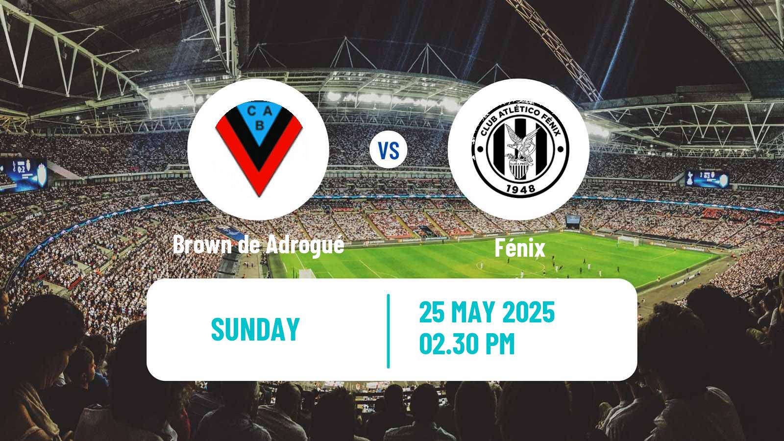 Soccer Argentinian Primera B Brown de Adrogué - Fénix