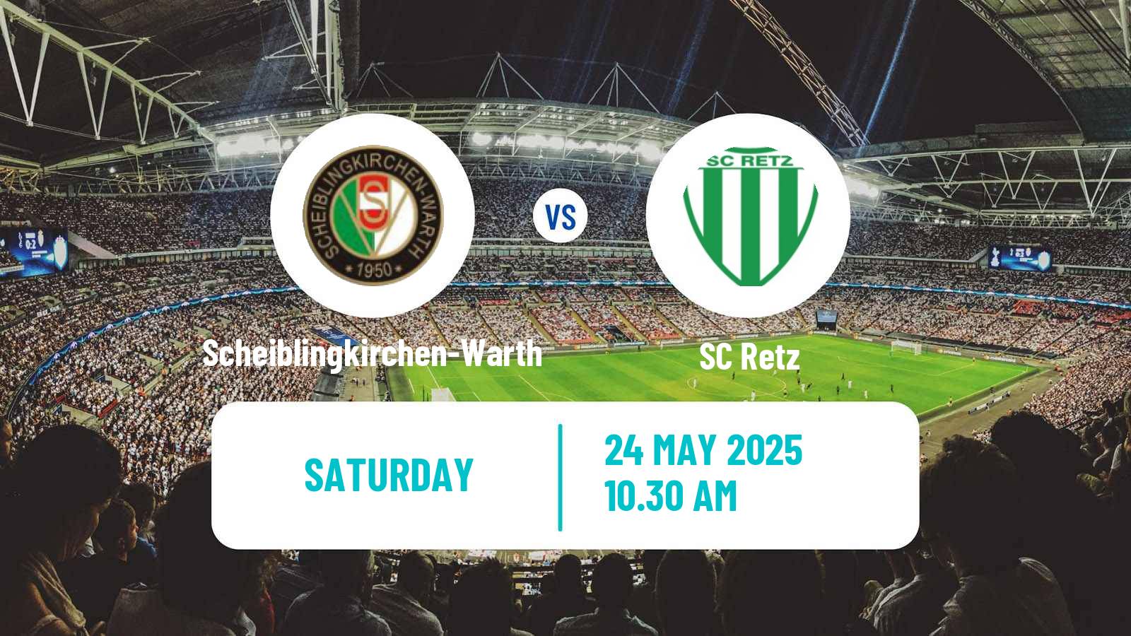 Soccer Austrian Landesliga Niederosterreich Scheiblingkirchen-Warth - Retz