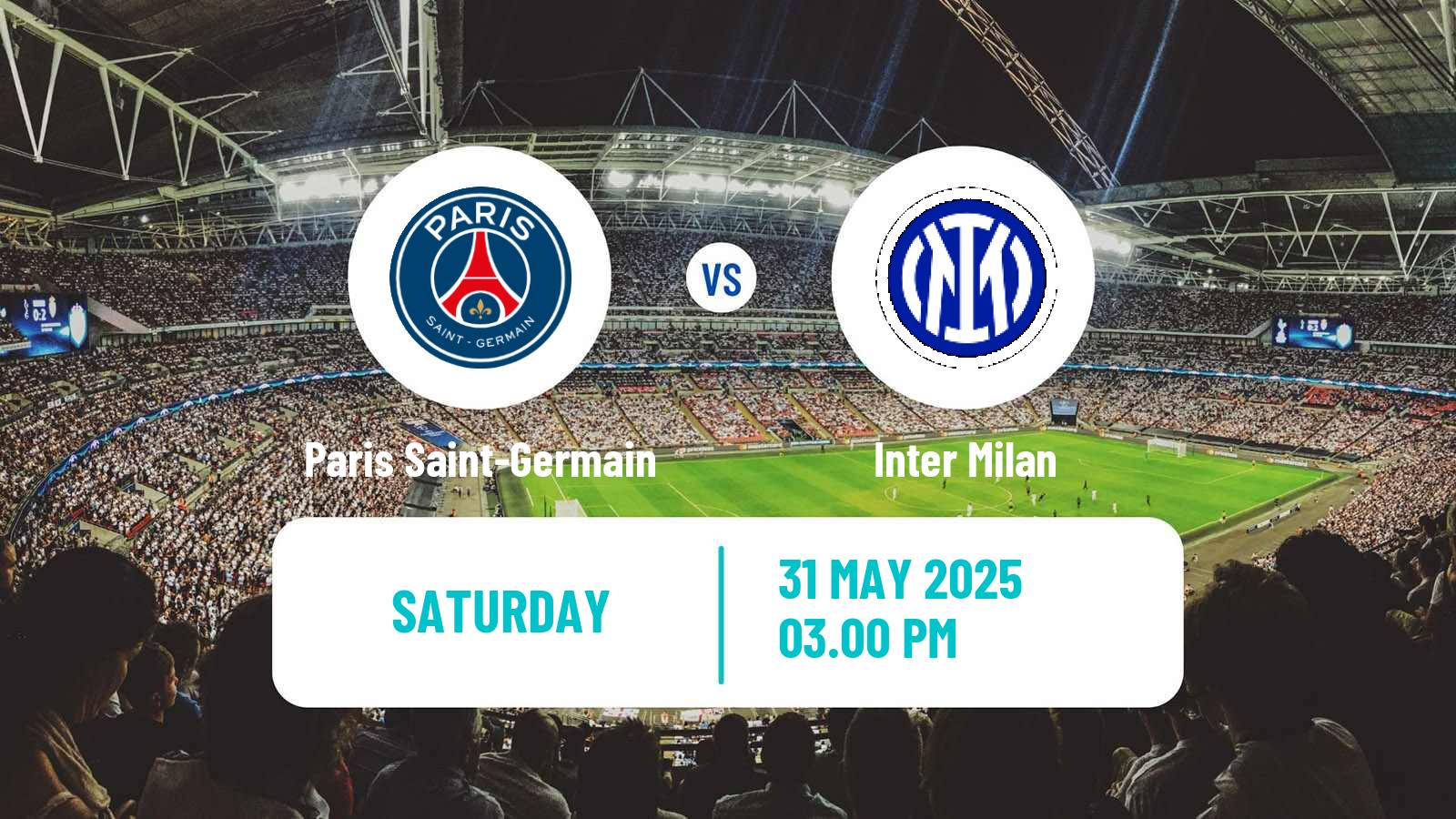 Soccer UEFA Champions League Paris Saint-Germain - Inter Milan