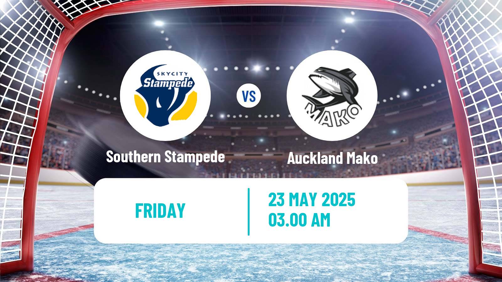 Hockey New Zealand NZIHL Southern Stampede - Auckland Mako