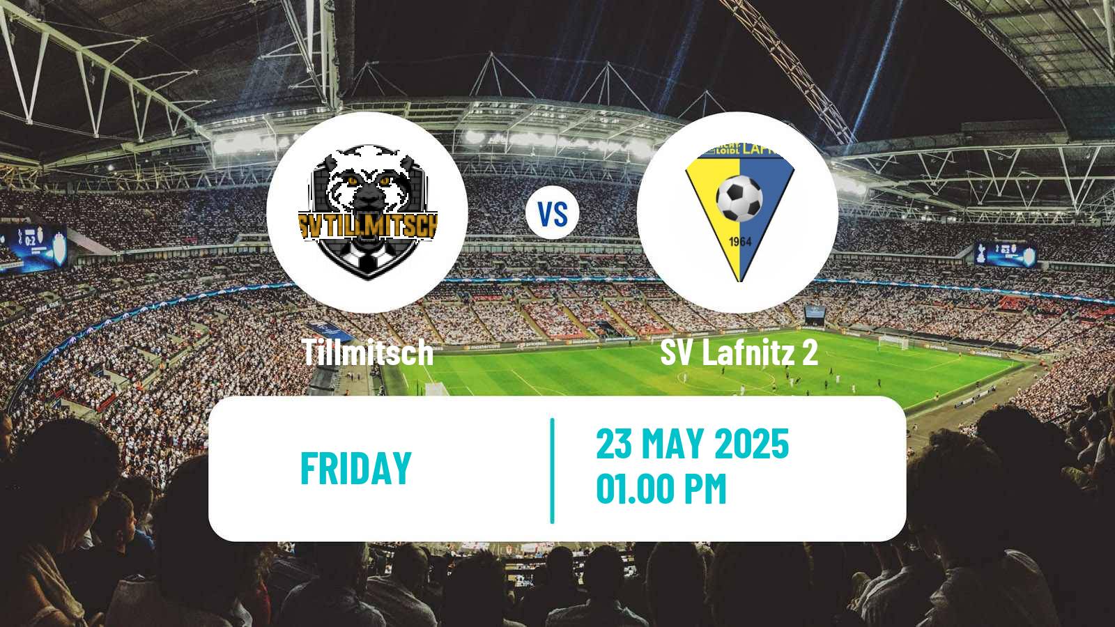 Soccer Austrian Landesliga Steiermark Tillmitsch - Lafnitz 2