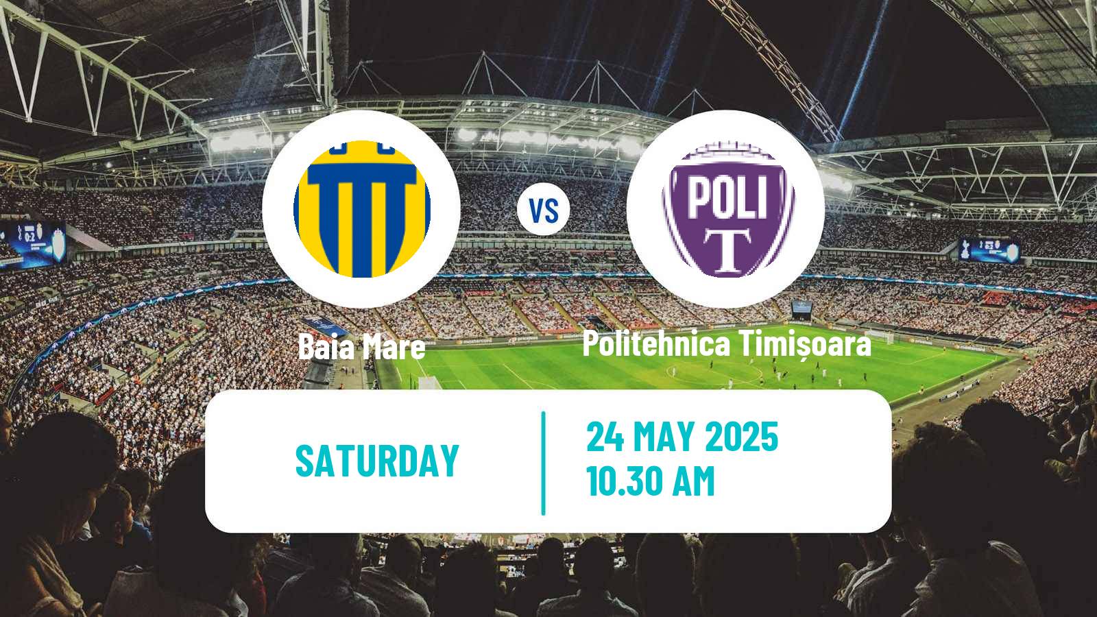Soccer Romanian Liga 3 - Seria 1 Baia Mare - Politehnica Timișoara