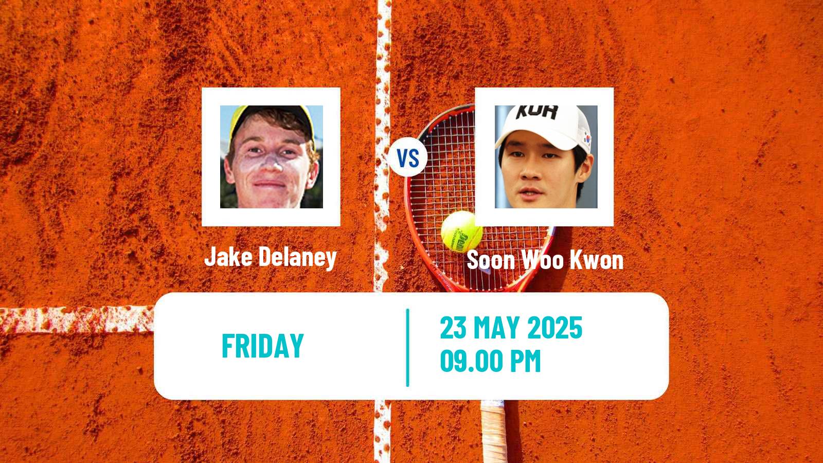 Tennis ITF M15 Andong Men Jake Delaney - Soon Woo Kwon