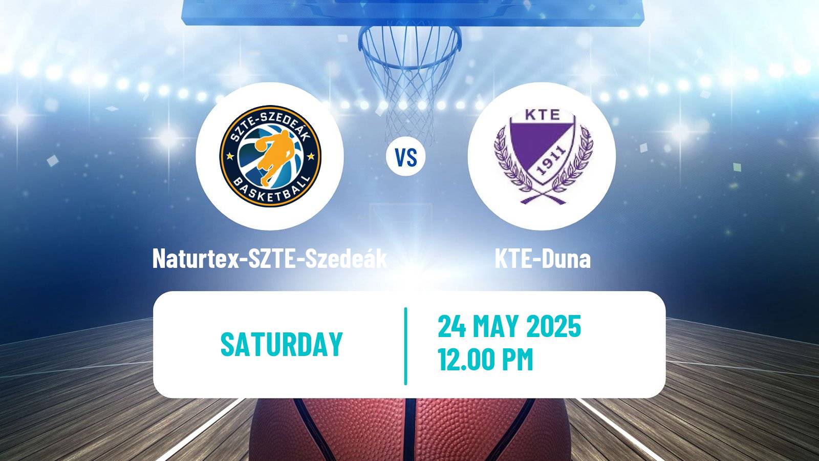Basketball Hungarian NB I Basketball Naturtex-SZTE-Szedeák - KTE-Duna