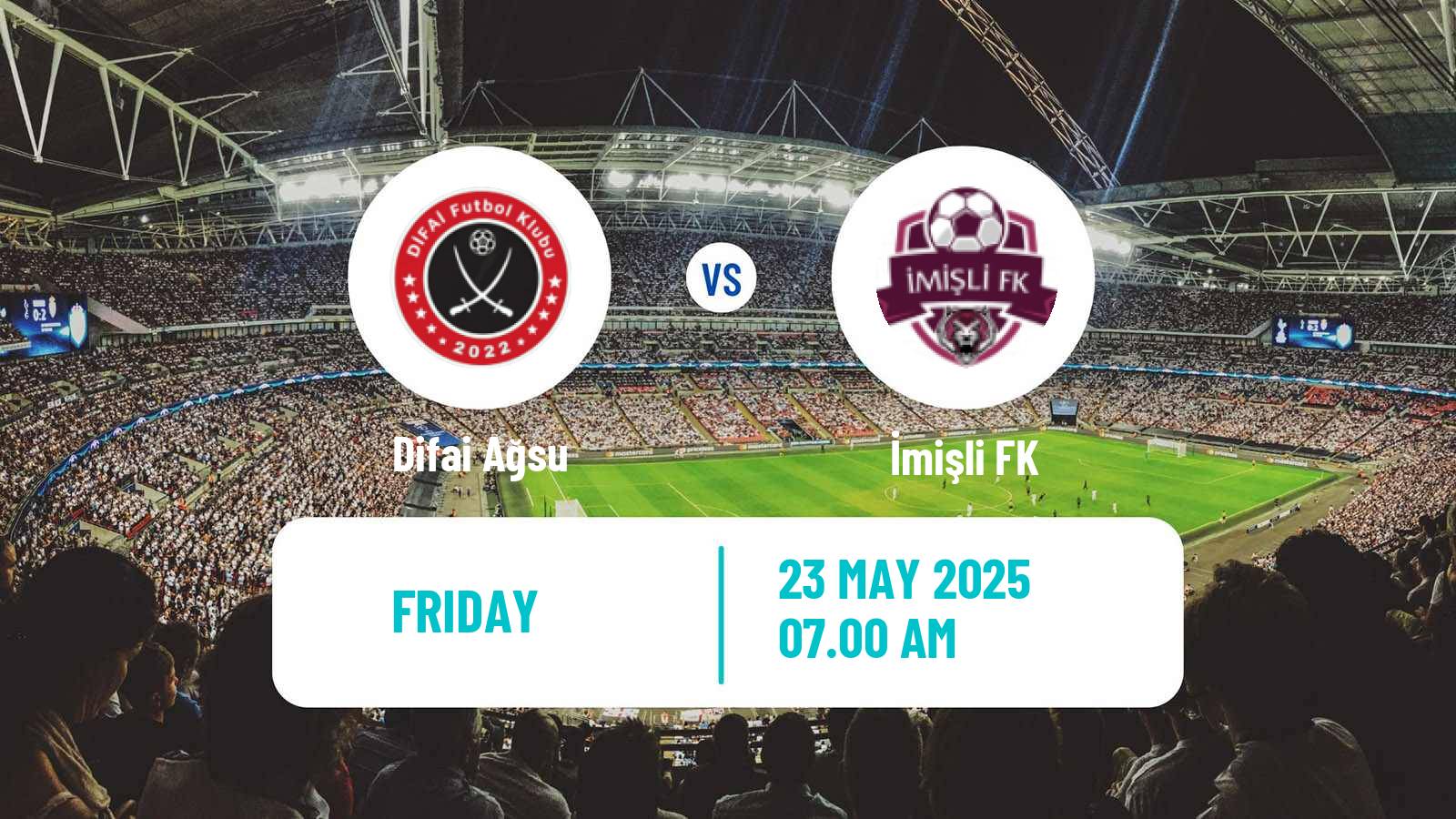 Soccer Azerbaijan First Division Difai Ağsu - İmişli