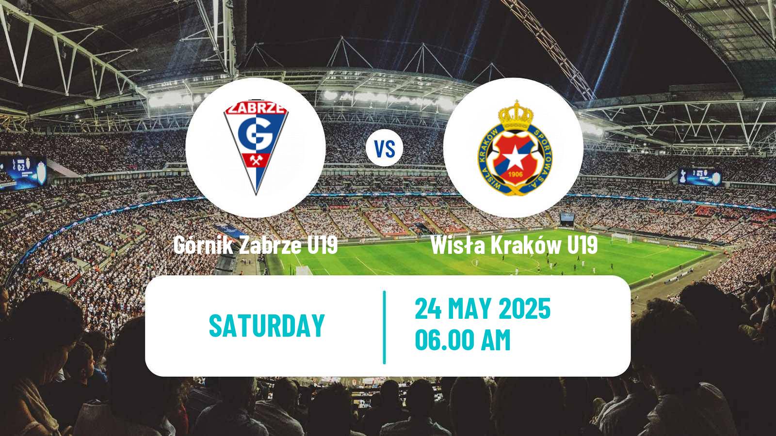 Soccer Polish Central Youth League Górnik Zabrze U19 - Wisła Kraków U19
