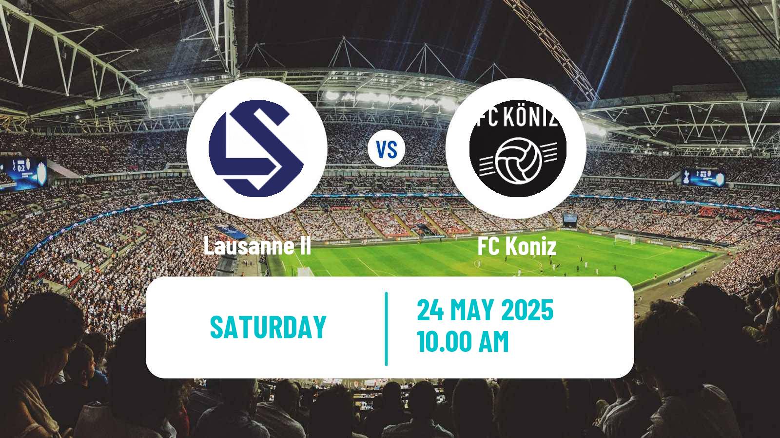 Soccer Swiss 1 Liga Classic Group 1 Lausanne II - Koniz