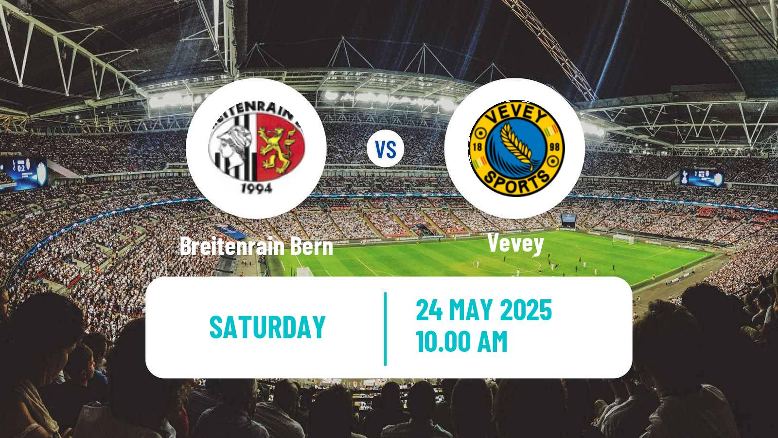 Soccer Swiss Promotion League Breitenrain Bern - Vevey