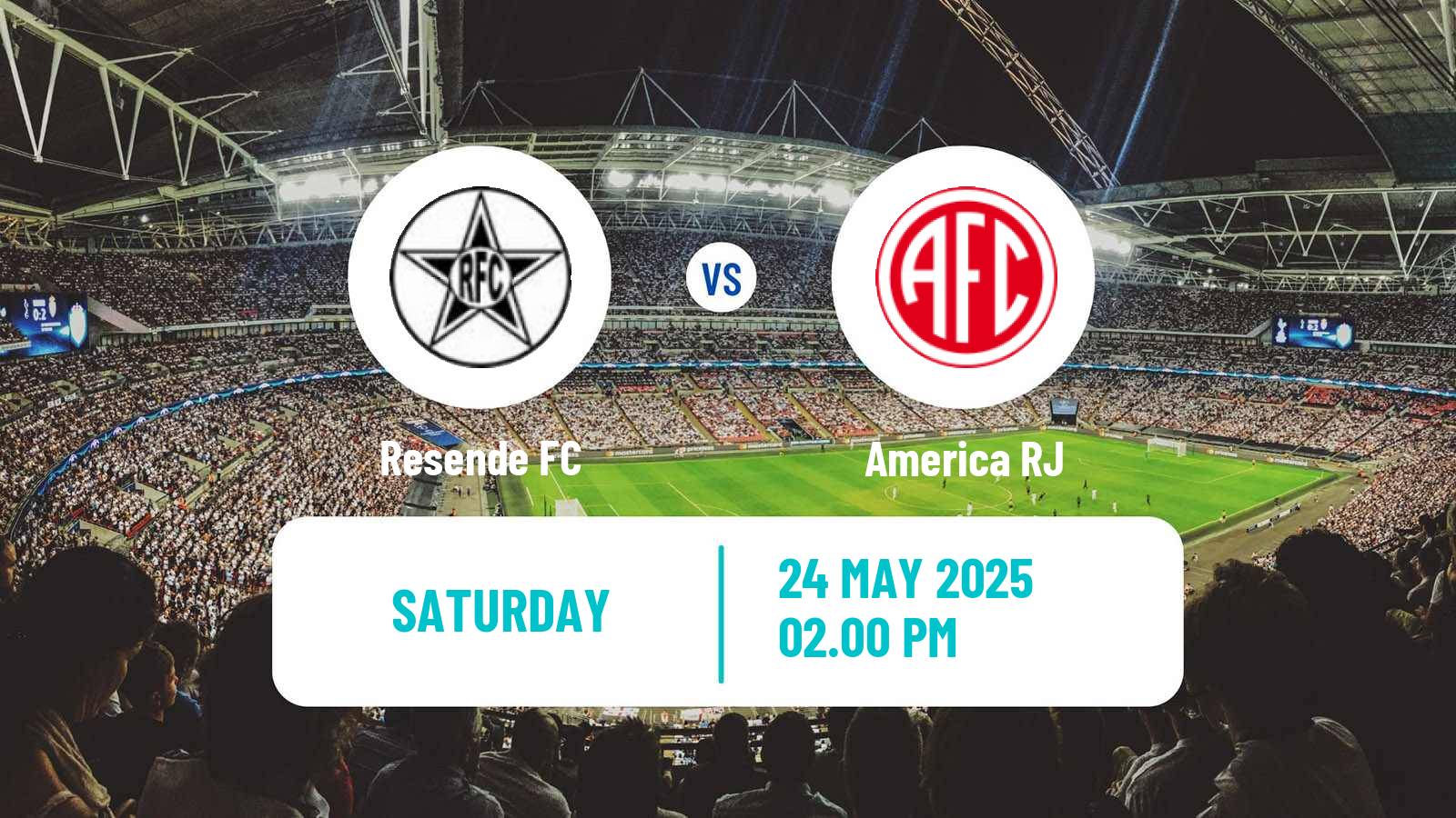 Soccer Brazilian Campeonato Carioca 2 Resende - America RJ