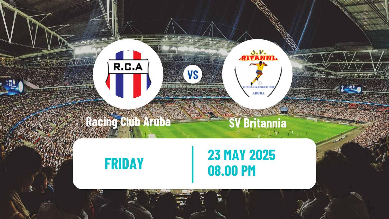 Soccer Aruban Division di Honor Racing Club Aruba - Britannia