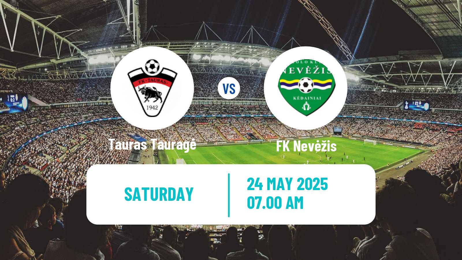 Soccer Lithuanian Division 2 Tauras Tauragė - Nevėžis
