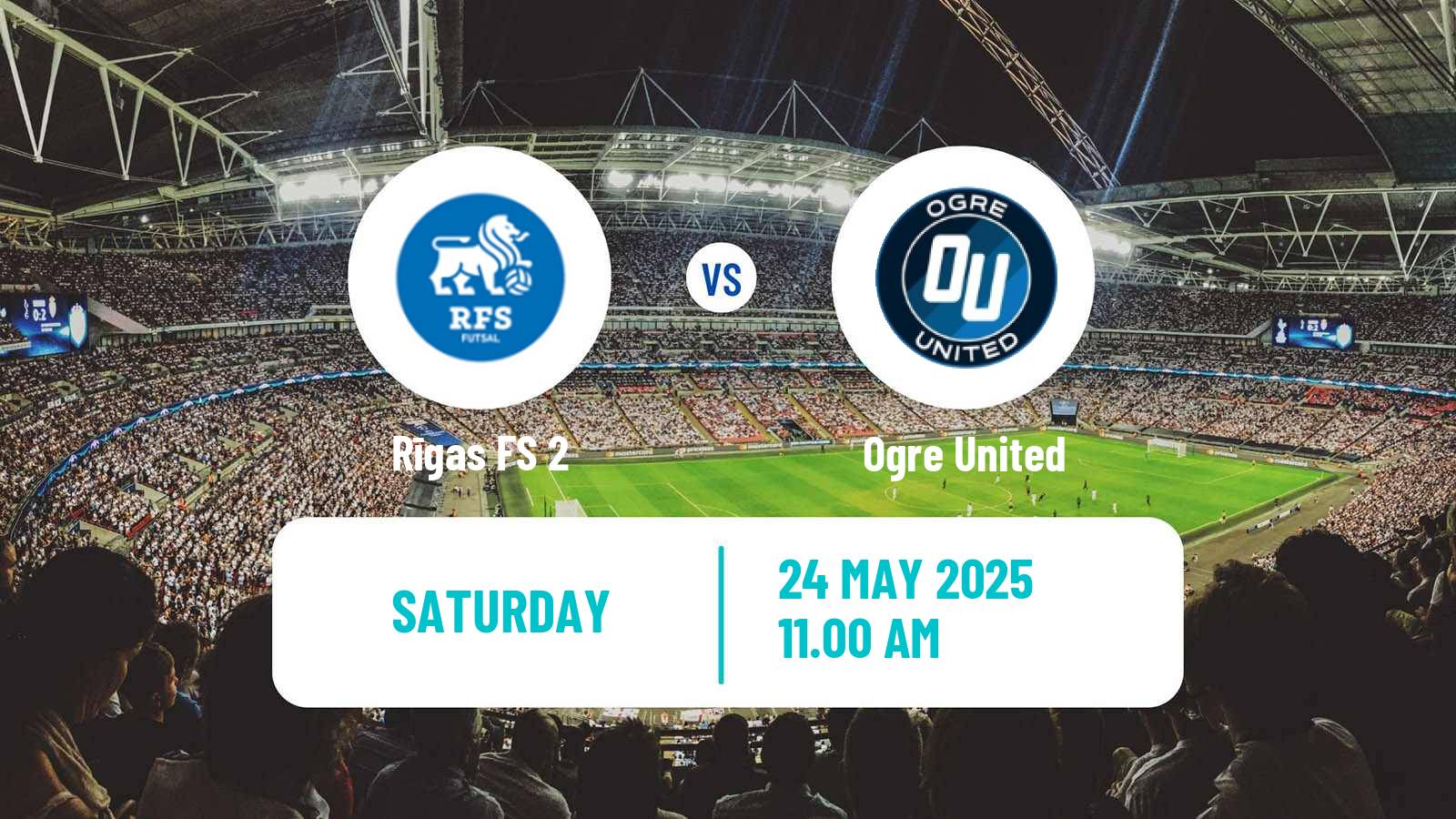 Soccer Latvian 1 Liga Rīgas FS 2 - Ogre United
