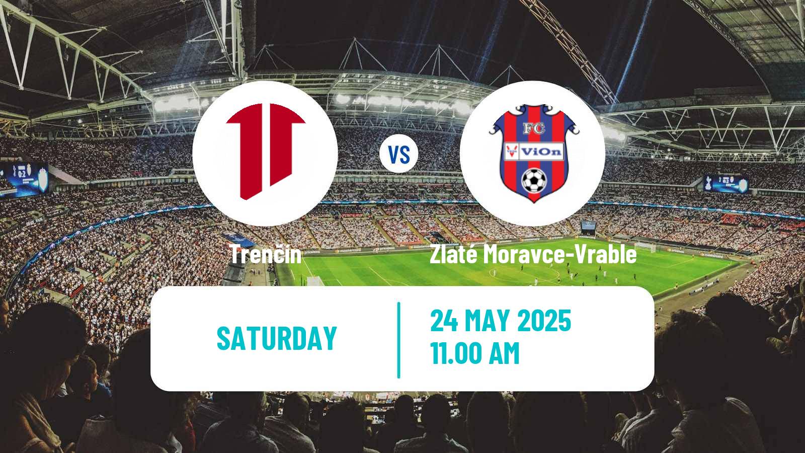 Soccer Slovak Superliga Trenčín - Zlaté Moravce-Vrable