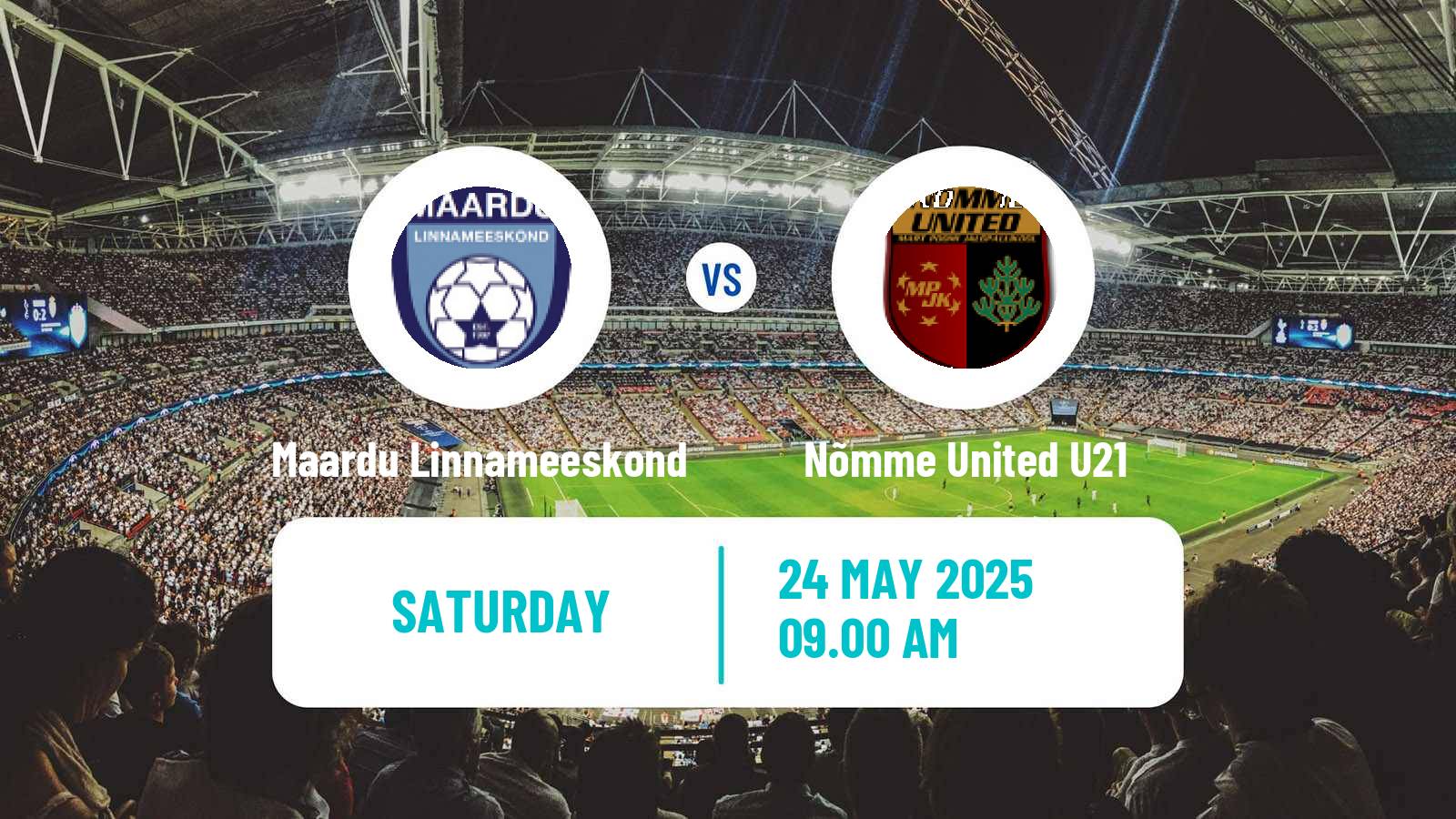Soccer Estonian Esiliiga B Maardu Linnameeskond - Nõmme United U21