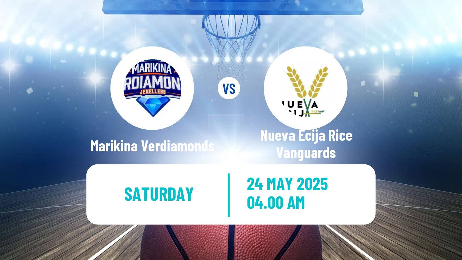 Basketball Philippines MBPL  Marikina Verdiamonds - Nueva Ecija Rice Vanguards