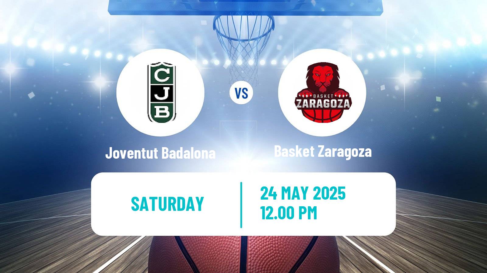 Basketball Spanish ACB League Joventut Badalona - Basket Zaragoza