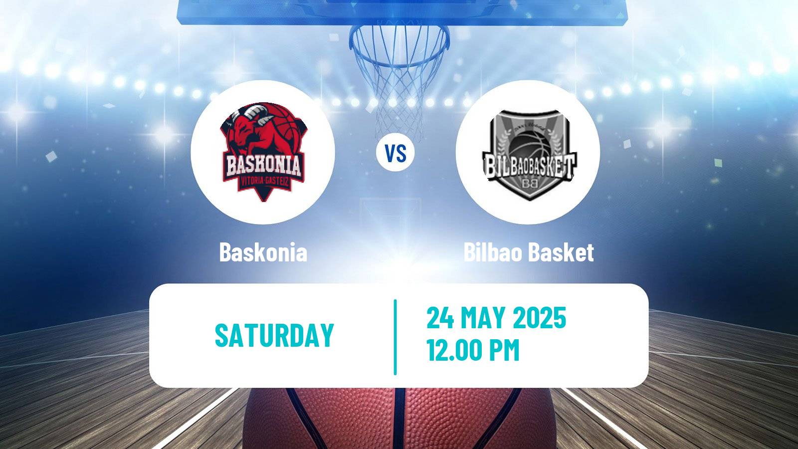 Basketball Spanish ACB League Baskonia - Bilbao Basket