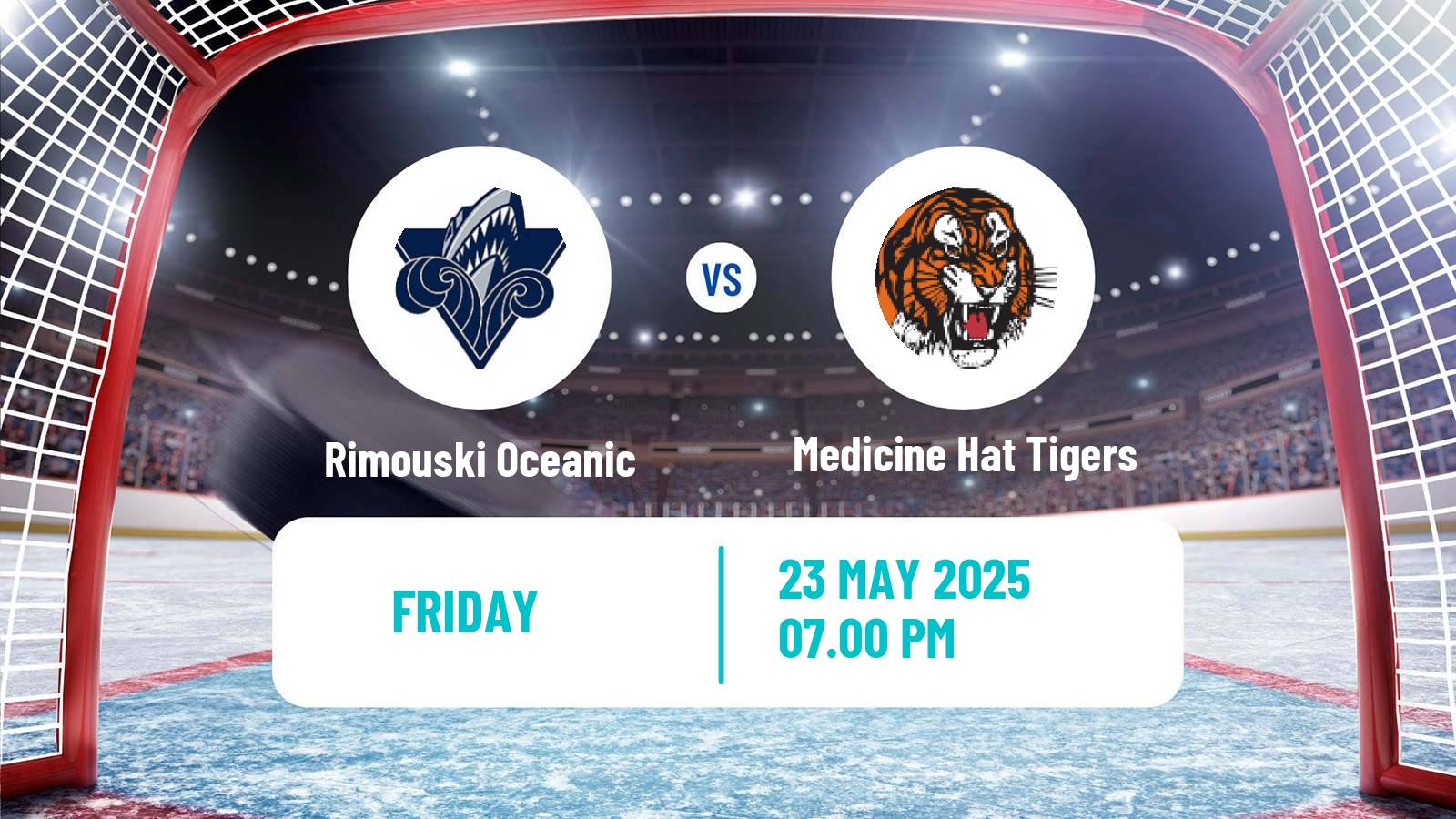 Hockey Memorial Cup Rimouski Oceanic - Medicine Hat Tigers