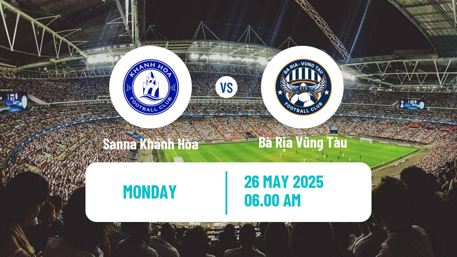Soccer Vietnamese V League 2 Sanna Khánh Hòa - Bà Rịa Vũng Tàu