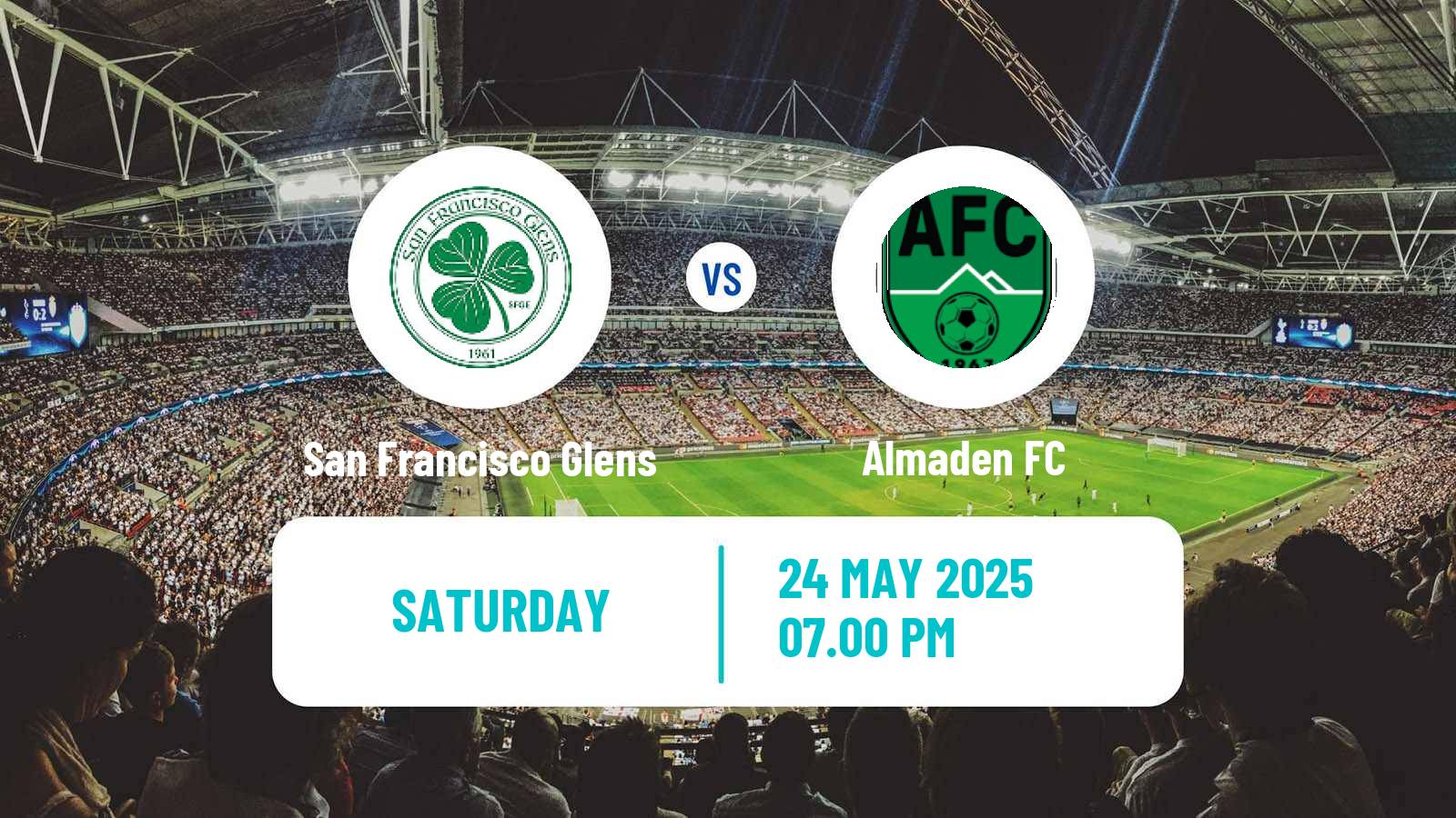 Soccer USL League Two San Francisco Glens - Almaden