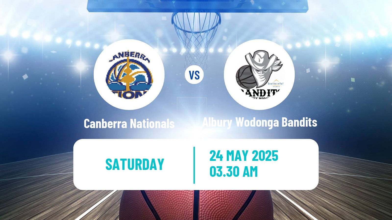 Basketball Australian NBL1 East Women Canberra Nationals - Albury Wodonga Bandits