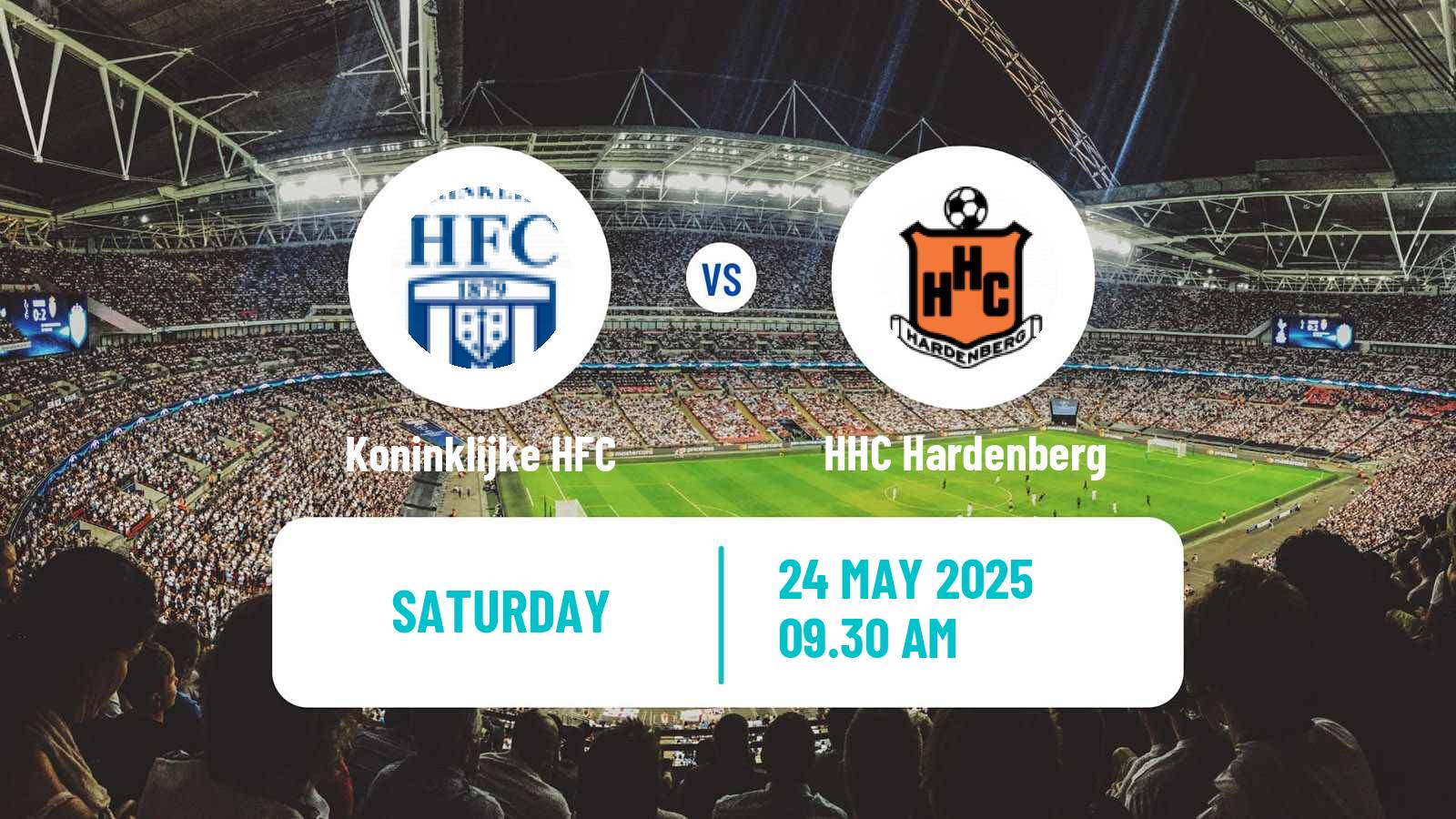 Soccer Dutch Tweede Divisie Koninklijke HFC - HHC Hardenberg