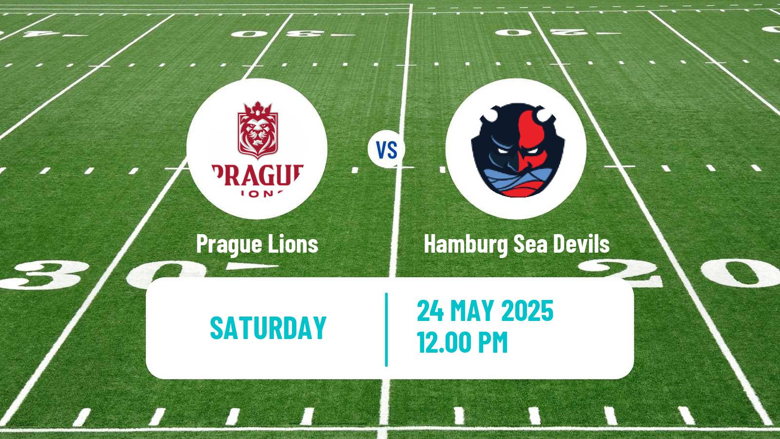 American football European League of American Football Prague Lions - Hamburg Sea Devils