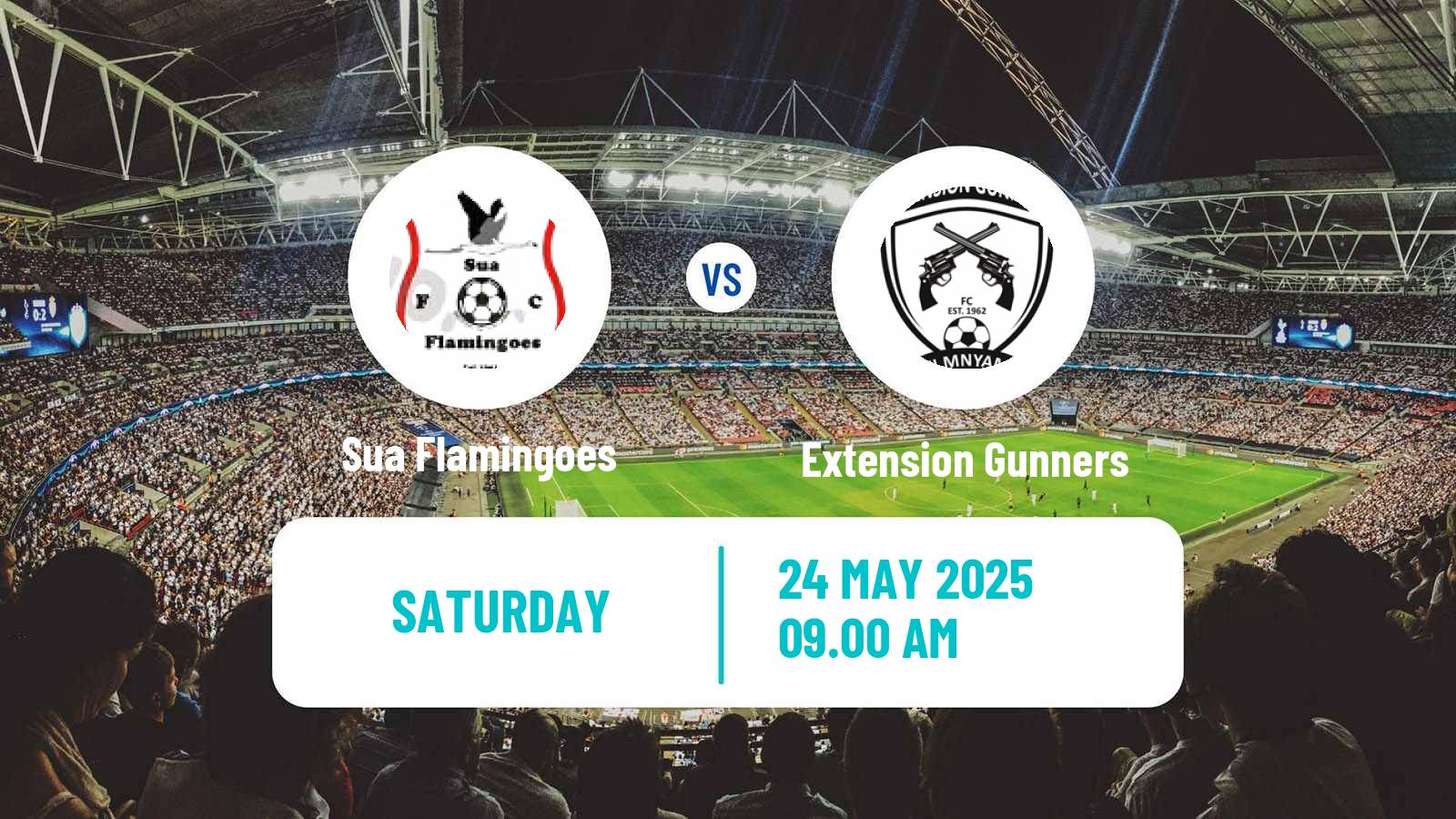 Soccer Botswana Premier League Sua Flamingoes - Extension Gunners