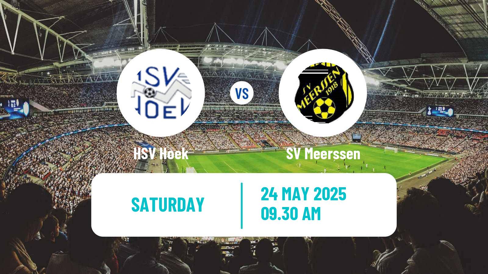 Soccer Dutch Derde Divisie HSV Hoek - Meerssen
