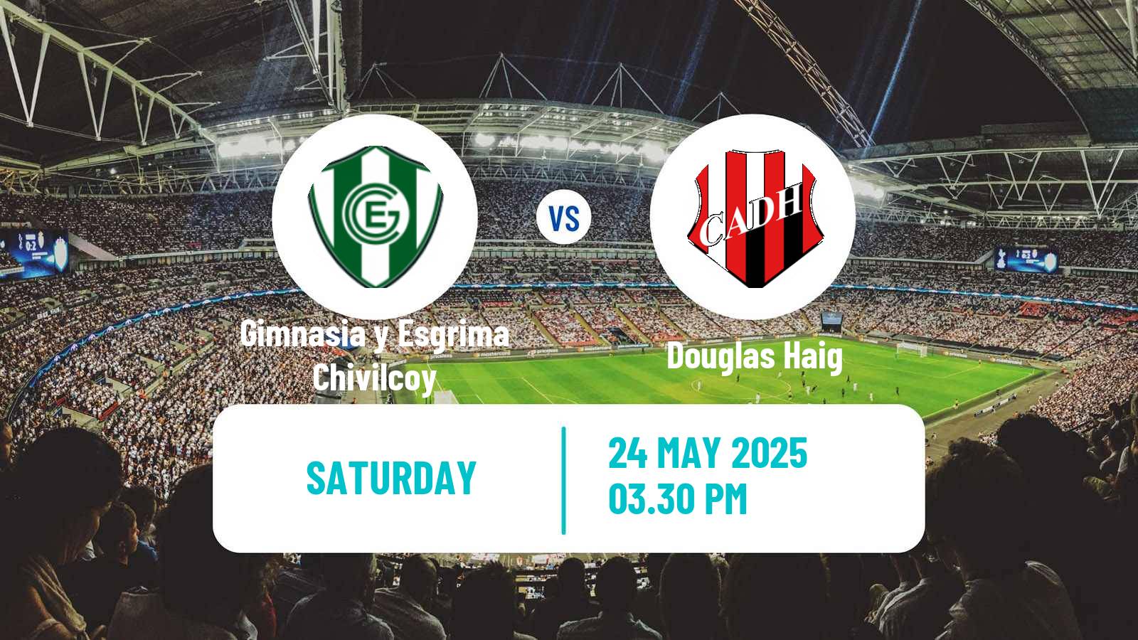 Soccer Argentinian Torneo Federal Gimnasia y Esgrima Chivilcoy - Douglas Haig