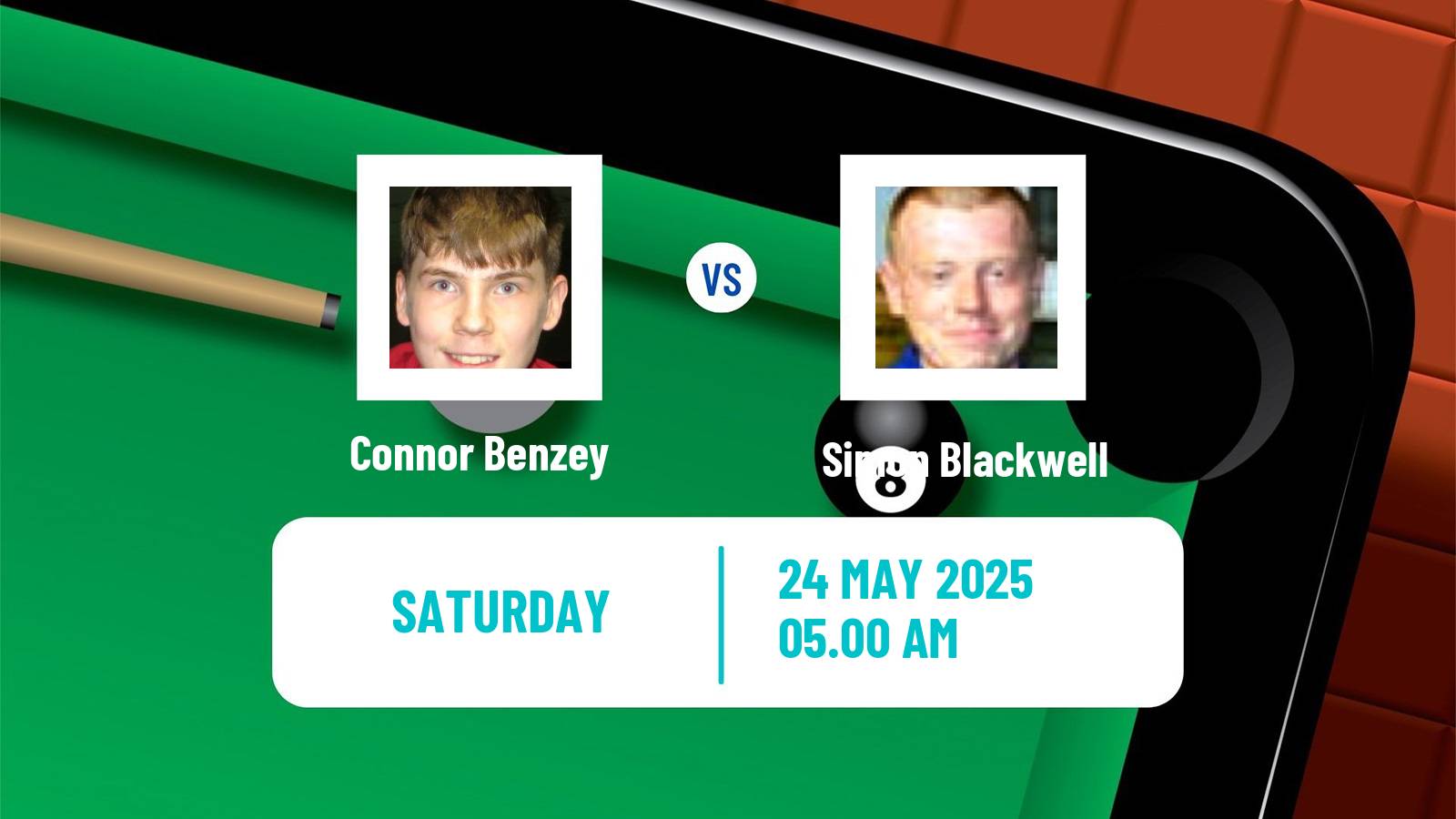 Snooker Qualifying School 1 Connor Benzey - Simon Blackwell