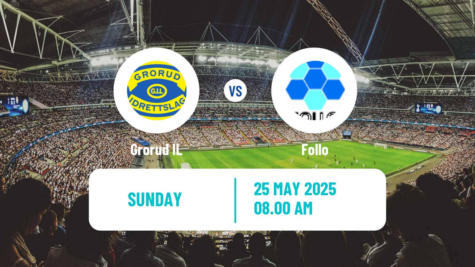 Soccer Norwegian Division 2 - Group 2 Grorud - Follo