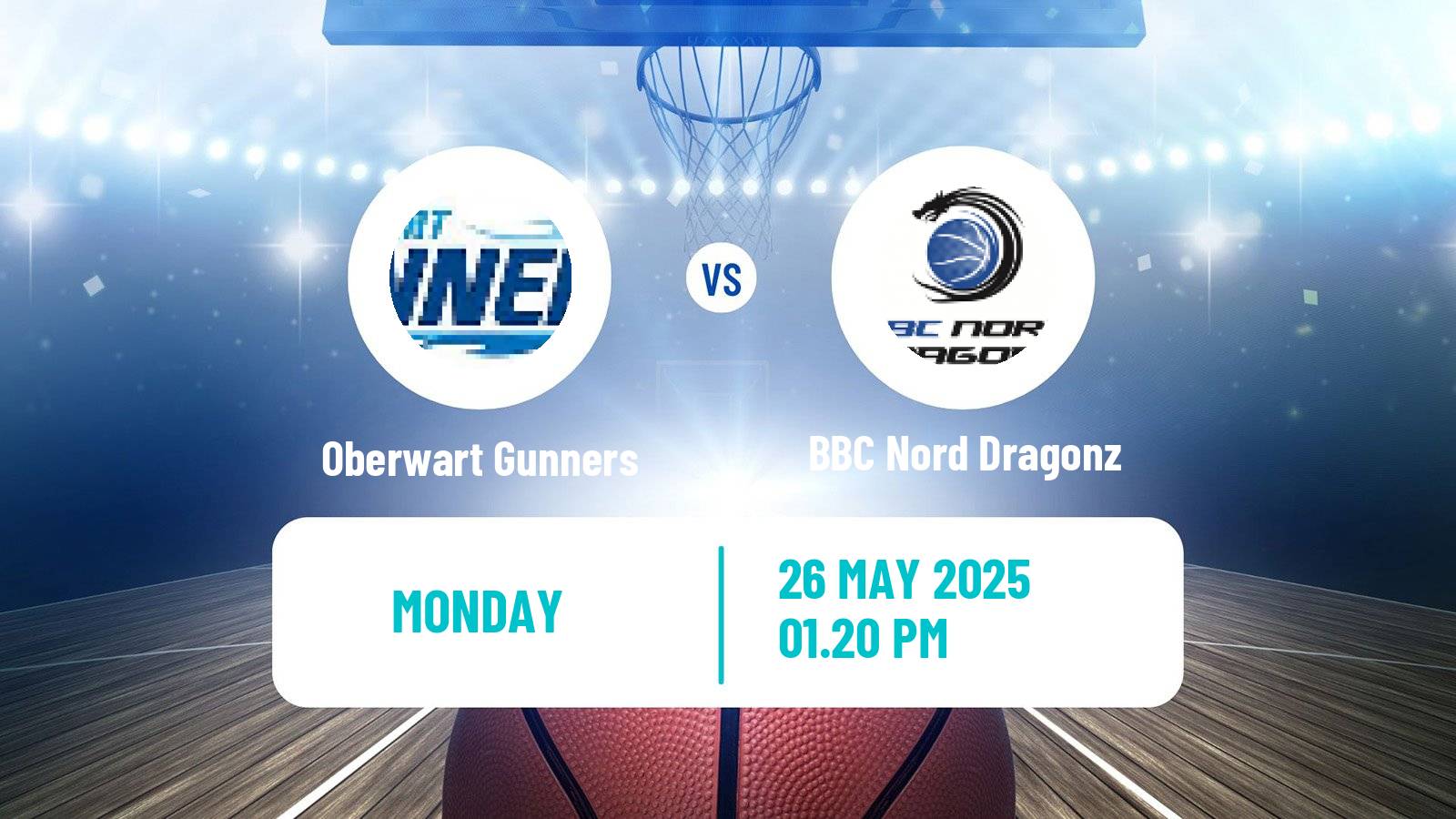 Basketball Austrian Superliga Basketball Oberwart Gunners - BBC Nord Dragonz