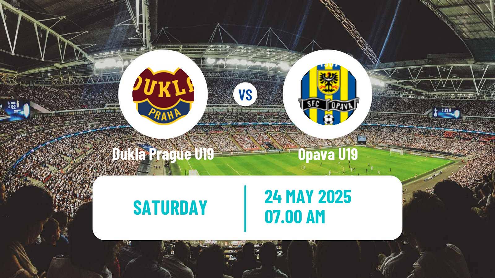 Soccer Czech U19 League Dukla Prague U19 - Opava U19