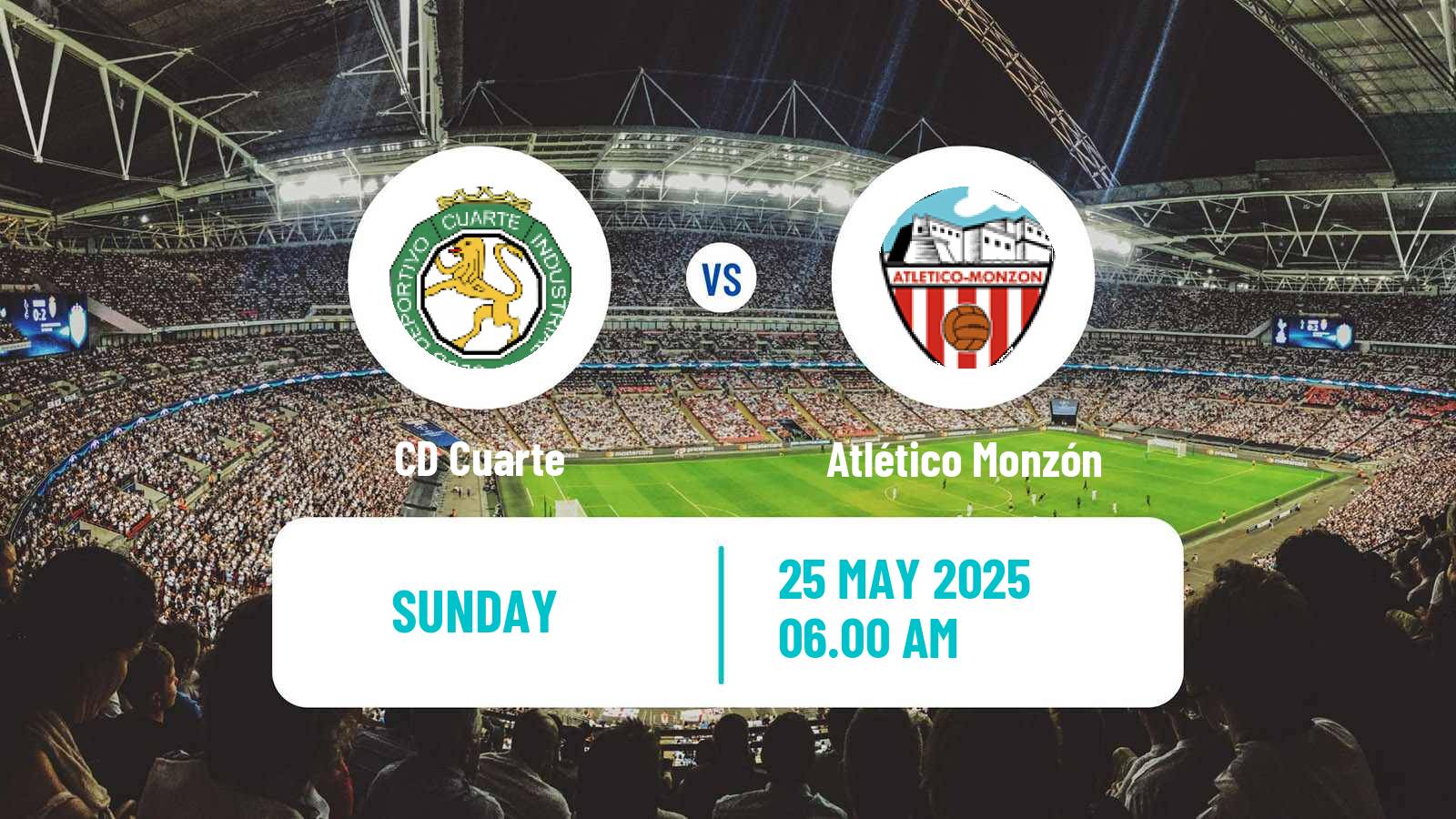 Soccer Spanish Tercera RFEF - Group 17 Cuarte - Atlético Monzón