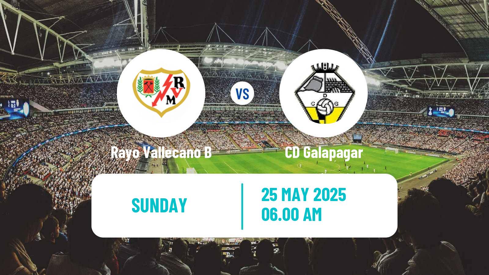 Soccer Spanish Tercera RFEF - Group 7 Rayo Vallecano B - Galapagar