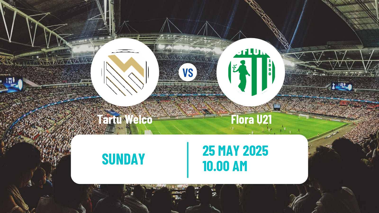Soccer Estonian Esiliiga Tartu Welco - Flora U21