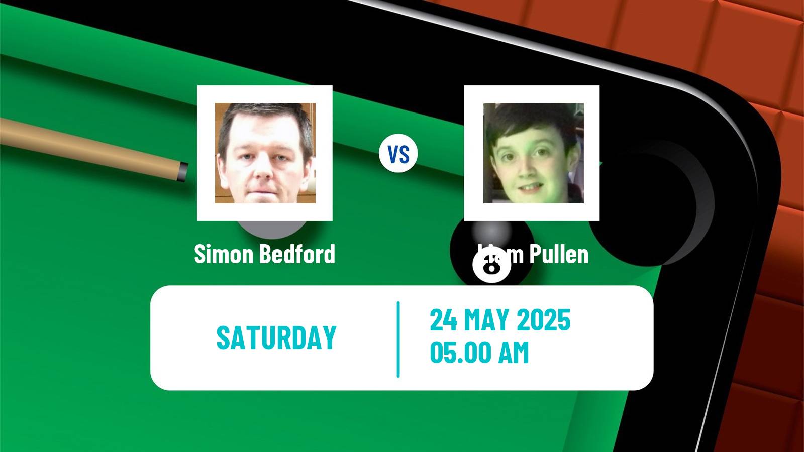 Snooker Qualifying School 1 Simon Bedford - Liam Pullen