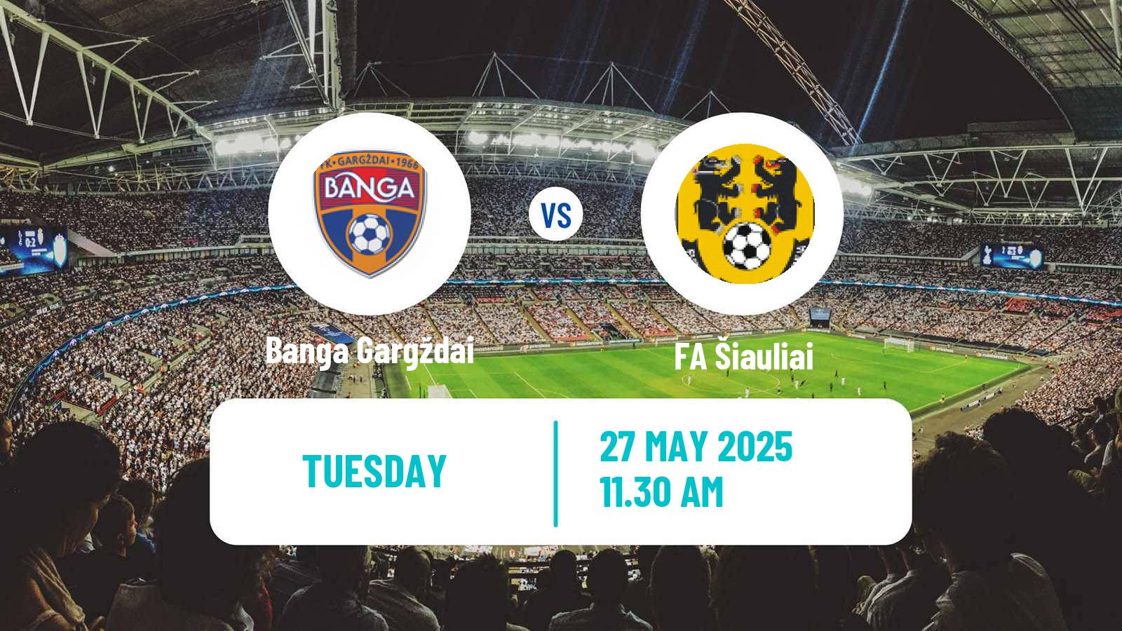Soccer Lithuanian Cup Banga Gargždai - FA Šiauliai
