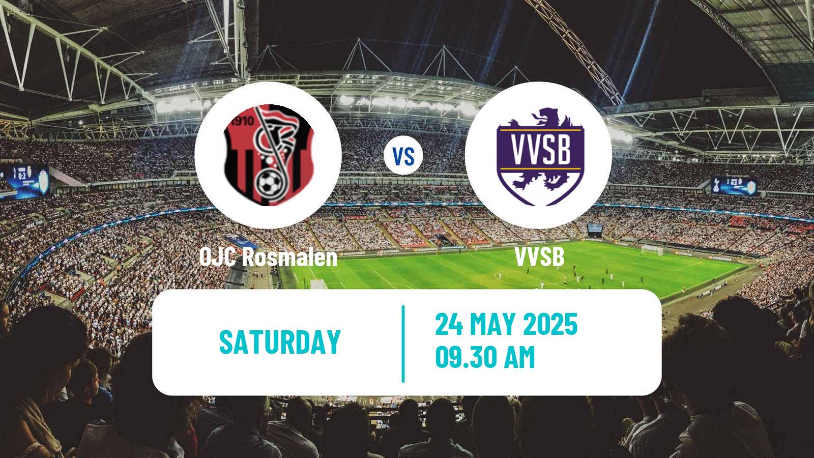 Soccer Dutch Derde Divisie OJC Rosmalen - VVSB
